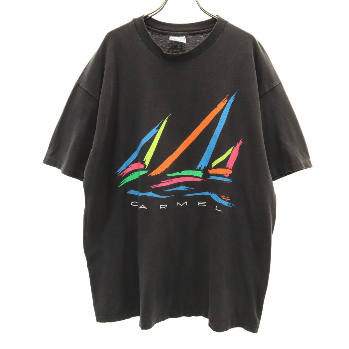 Hanes ヘインズ 90s USA製 オールド 半袖 Tシャツ XXL グレー BEEFY-T シングルステッチ ビックサイズ