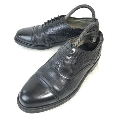リーガル/REGAL★Imperial Grade/高級モデル/本革/グッドイヤー製法/ストレートチップ【25.0E/黒/BLACK】ビジネス/dress shoes◆E-171