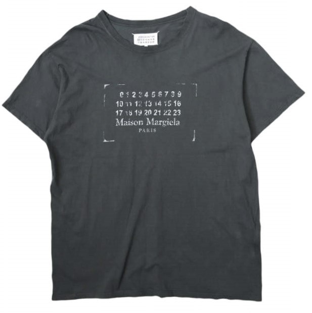 Maison Margiela Women's Stamp Logo T-Shirt "Black"