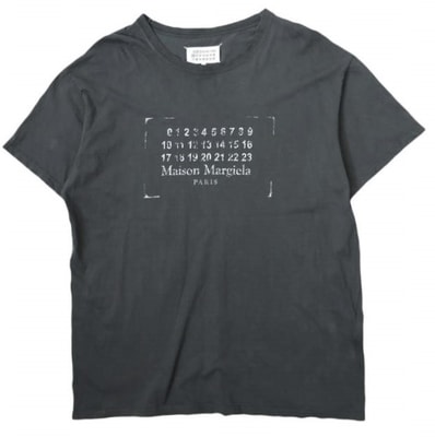 Maison Margiela Women's Stamp Logo T-Shirt "Black"