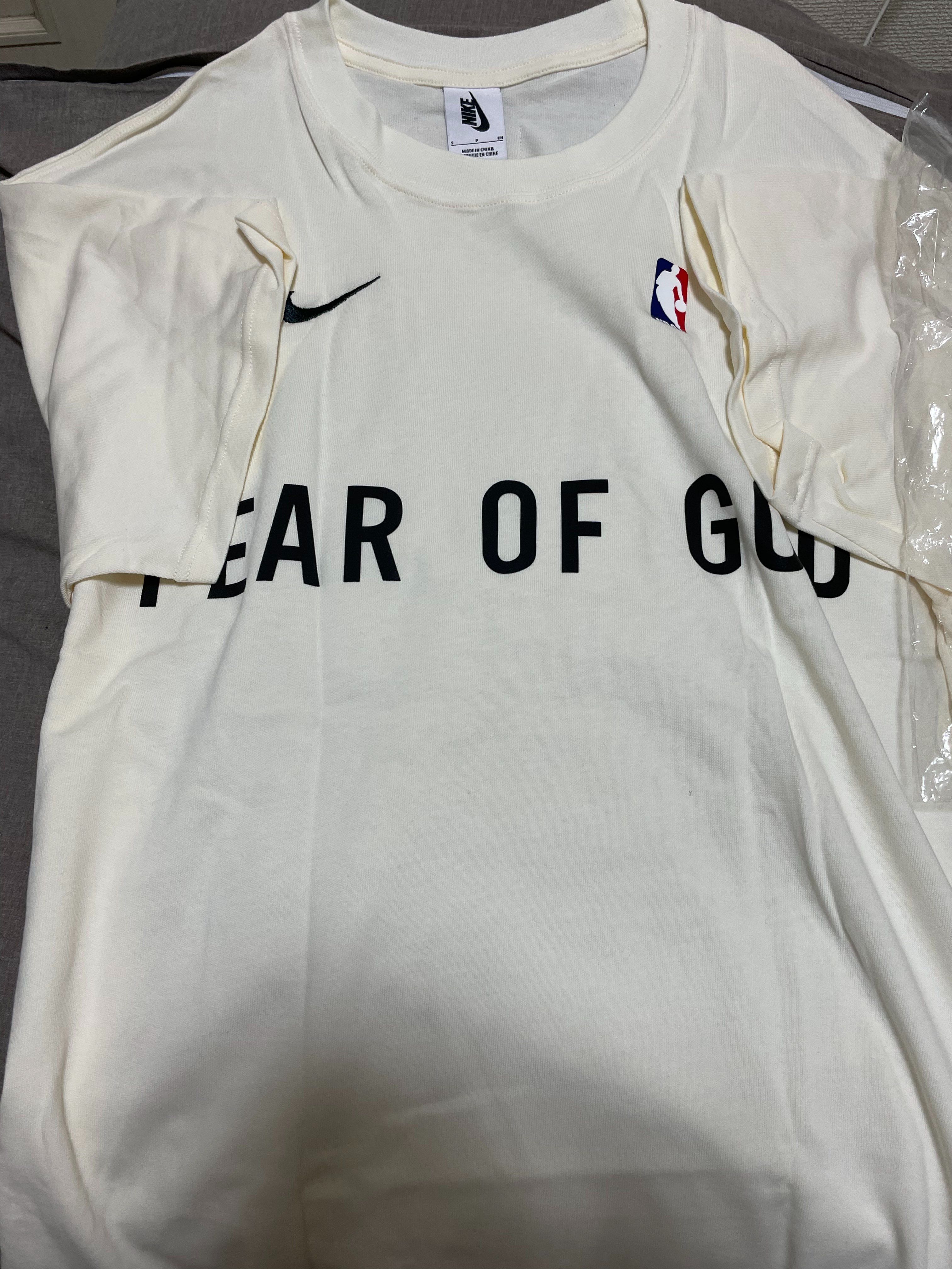 FEAR OF GOD / Nike Warm Up T-Shirt "Sail"