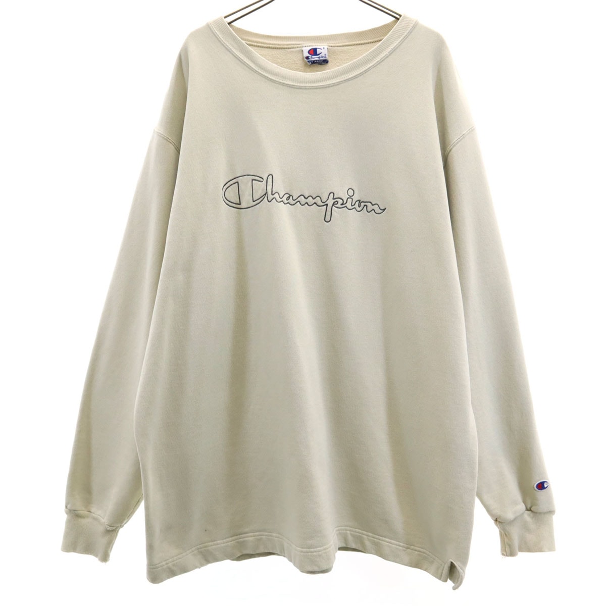 Champion チャンピオン 90s オールド 長袖 スウェット トレーナー XL ベージュ