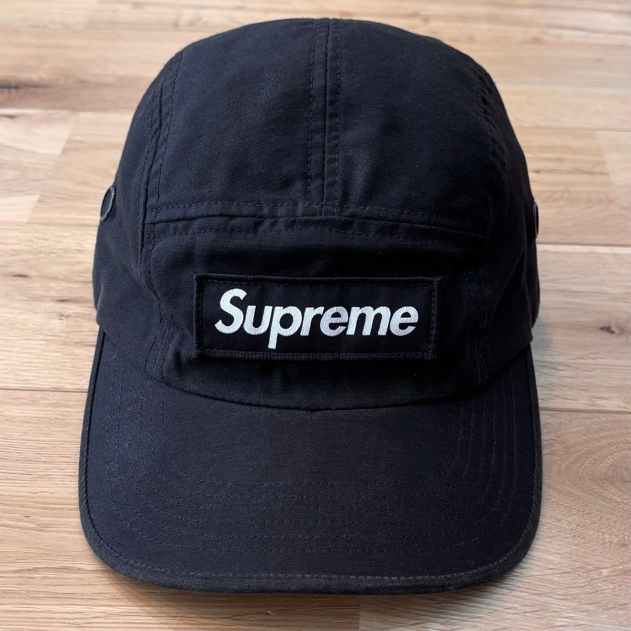 Supreme Military Camp Cap "Black" (24SS)