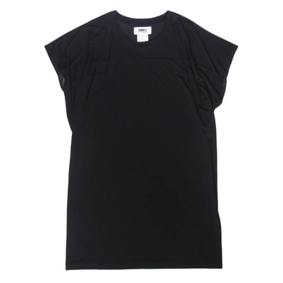 MAISON MARGIELA メゾンマルジェラ ワンピース 17SS S52CT0226 MM6 エムエムシックス フレンチスリーブ ワンピース ブラック系 1【中古】