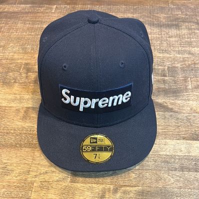 Supreme MLB Teams Box Logo New Era "Navy"