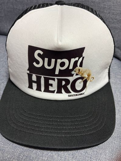 Supreme / ANTIHERO Mesh Back 5-Panel "Black"
