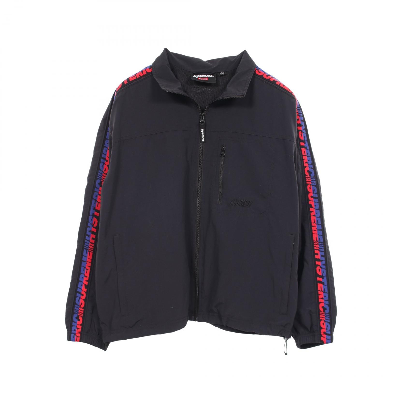 シュプリーム Supreme Supreme × Hysteric Glamour Track Jacket ブルゾン 衣料品 アウター ナイロン メンズ ブラック系 【中古】