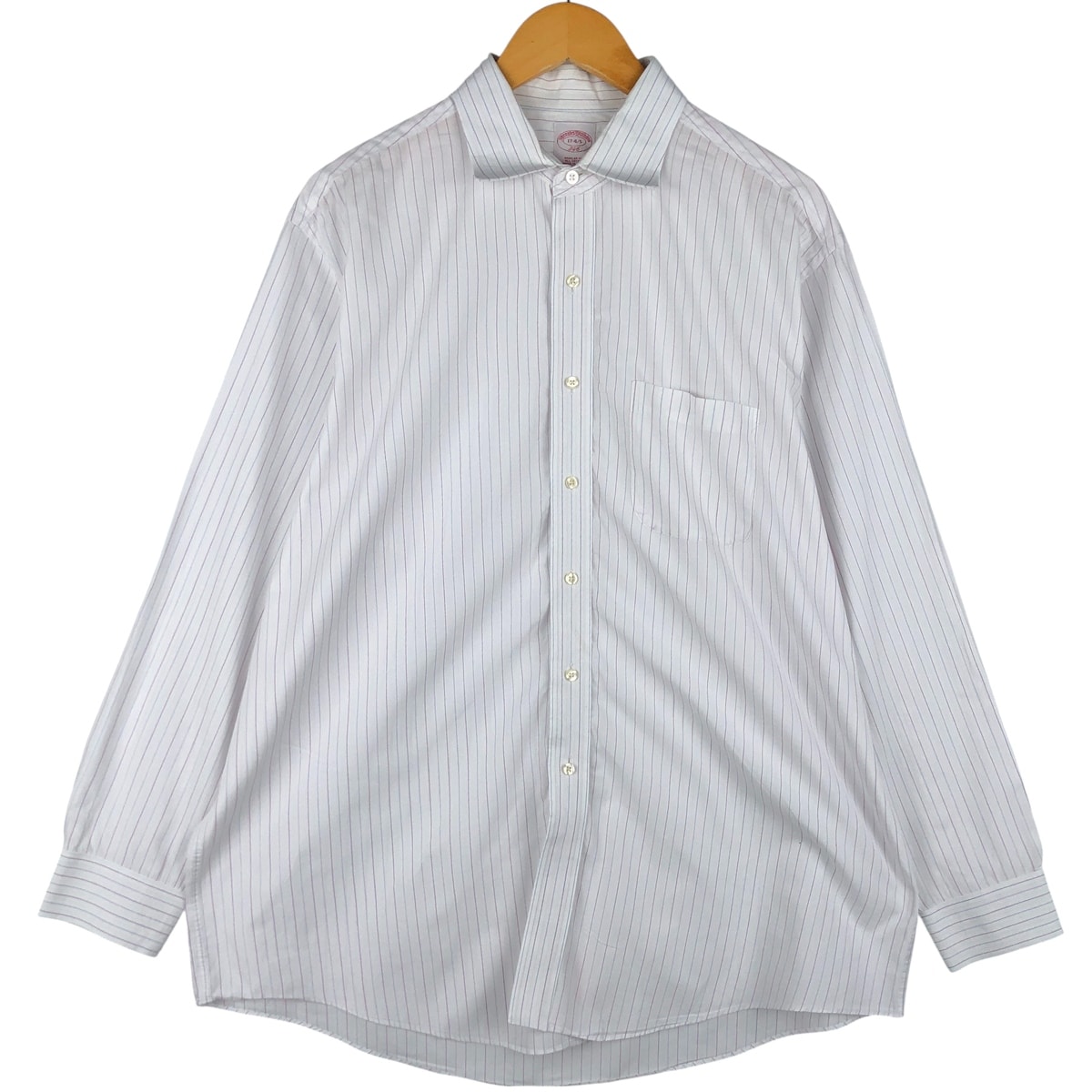 古着 ブルックスブラザーズ Brooks Brothers 346 長袖 コットンストライプシャツ メンズXL相当/eaa605928