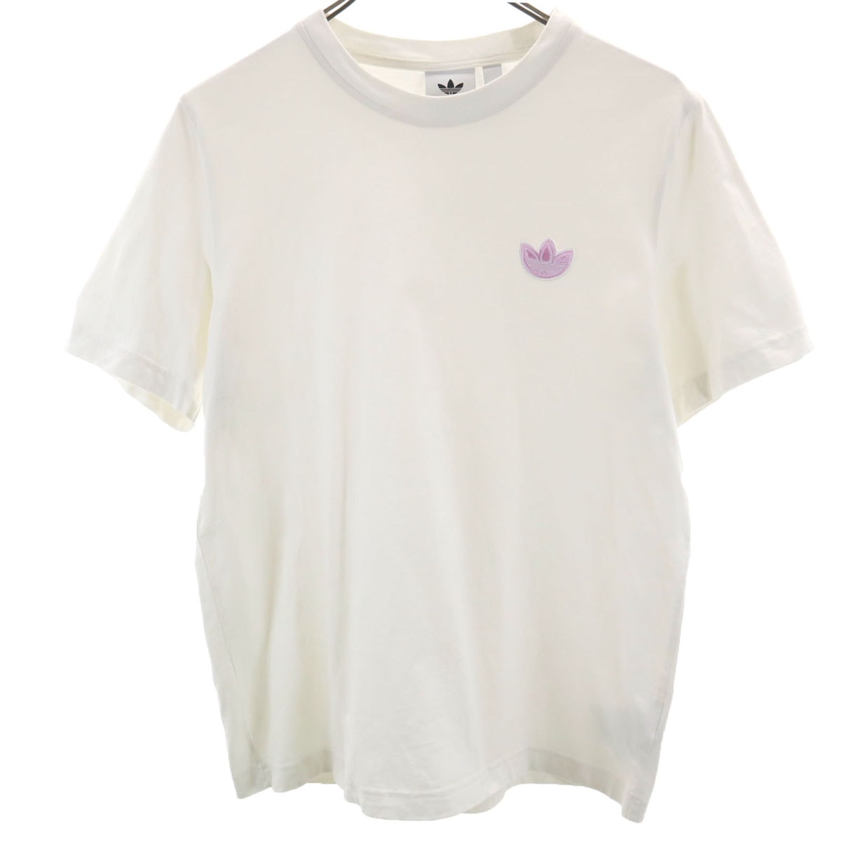 adidas Originals アディダスオリジナルス トレフォイルロゴ 半袖 Tシャツ M ホワイト