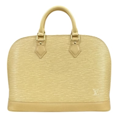 ルイヴィトン アルマ LV エピ ハンドバッグ エピレザー M5214A イエロー レディース LOUIS VUITTON 中古