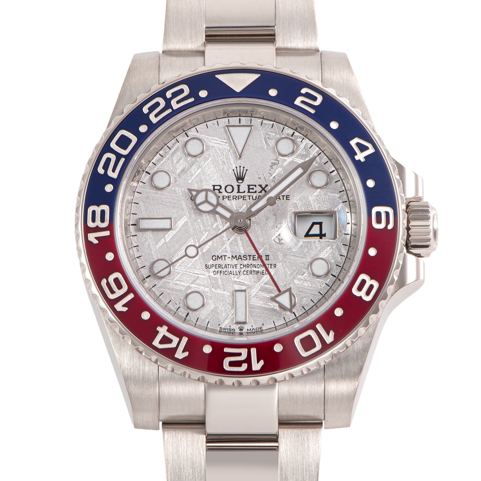 ROLEX ロレックス GMTマスター2 126719BLRO メテオライト K18WG【中古】