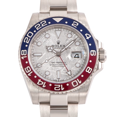ROLEX ロレックス GMTマスター2 126719BLRO メテオライト K18WG【中古】