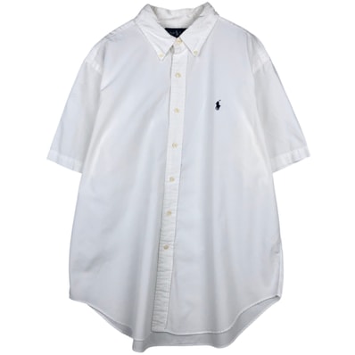 古着 ラルフローレン Ralph Lauren CLASSIC FIT 半袖 ボタンダウンシャツ メンズXL相当/eaa641639