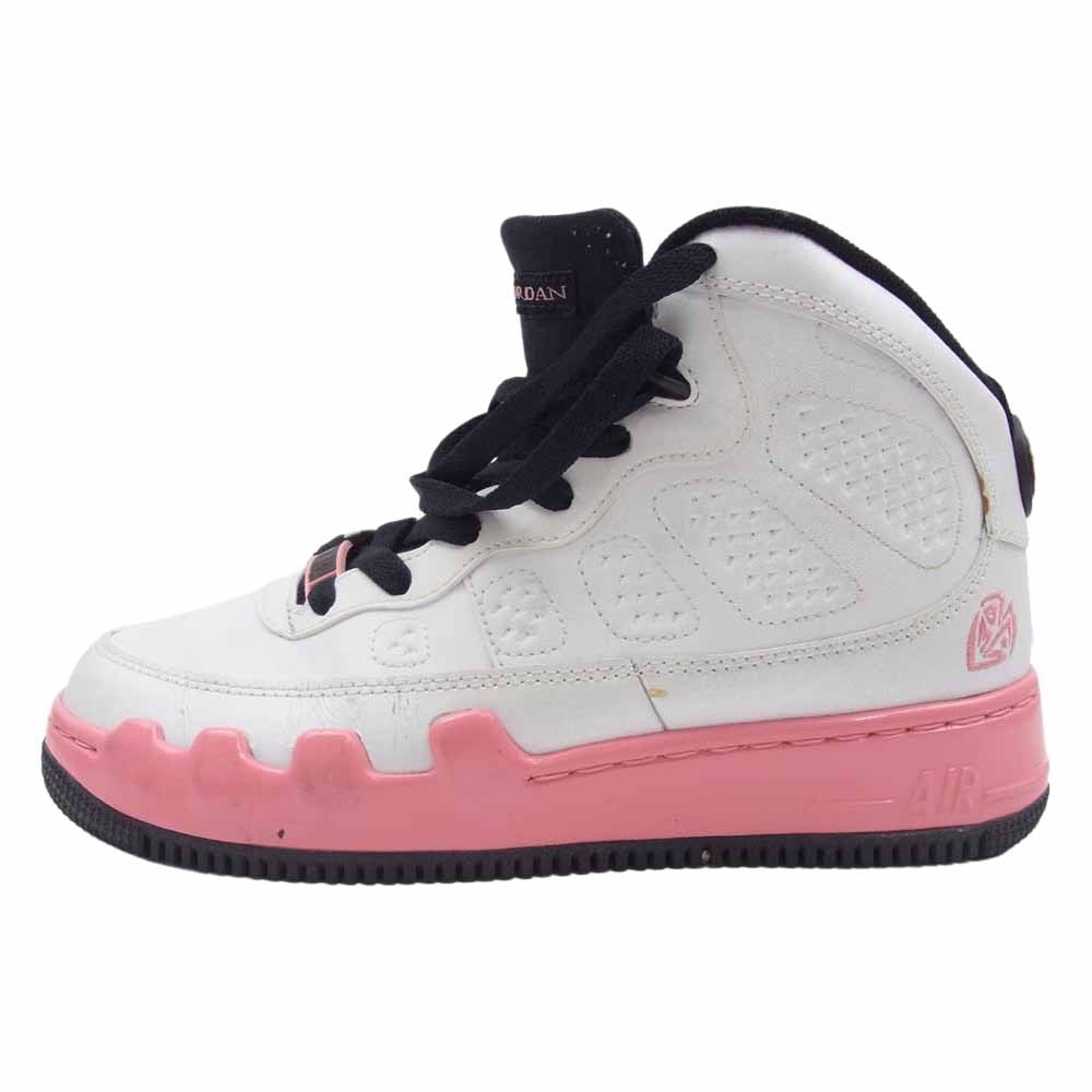 NIKE ナイキ スニーカー 353327-161 Jordan Fusion 9 GS Dear Mama Girl's ジョーダン フュージョン スニーカー ホワイト系 ピンク系 23cm【中古】