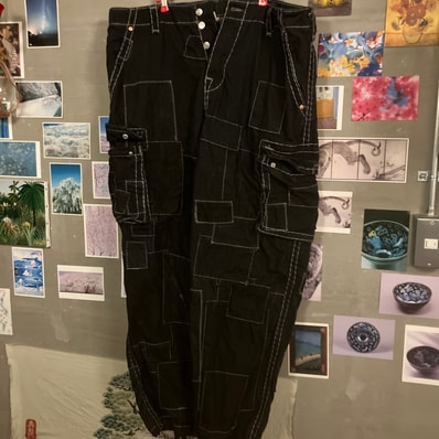 Supreme x True Religion Patchwork Cargo Pant "Black"