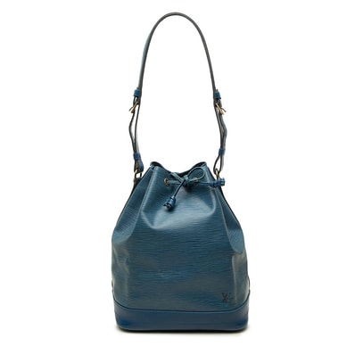 ルイ ヴィトン エピ ノエ ショルダーバッグ M44005 トレドブルー レザー レディース LOUIS VUITTON 中古