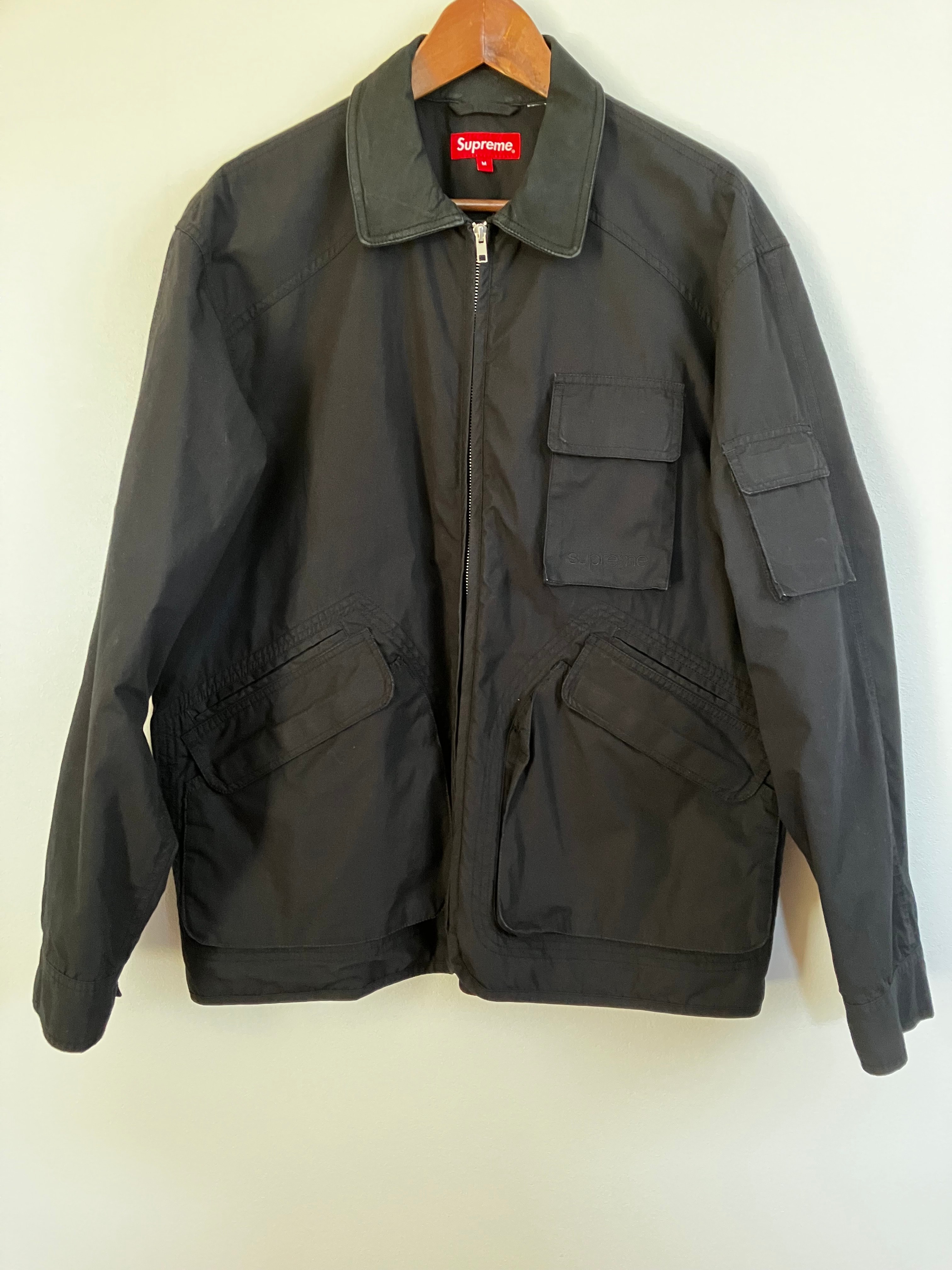 Supreme Snap Front Twill Jacket 