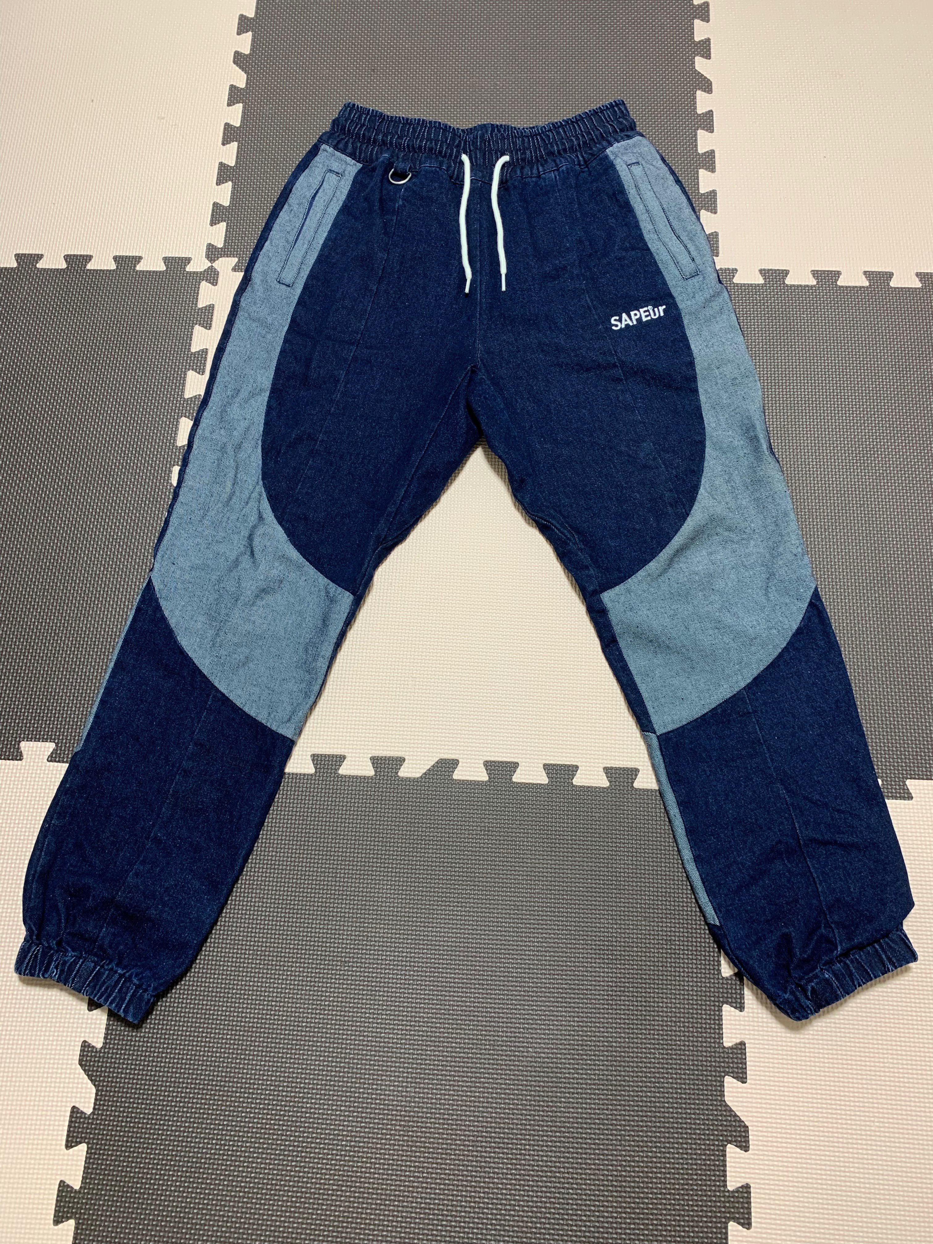 SAPEur DENIM TRACK PANTS "Indigo"
