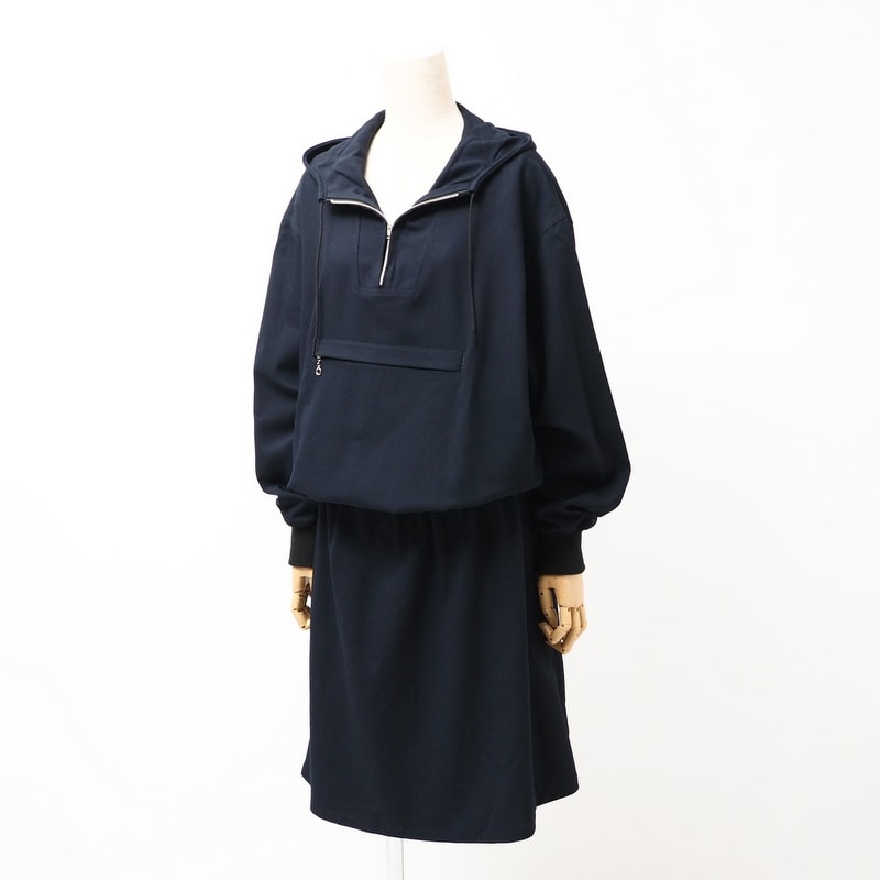 Y's Yohji Yamamoto ワイズ ヨウジヤマモト ヴィンテージ ワンピース サイズ- ハーフジップ フーディー パーカー ブランド古着【中古】20240724/RA0621