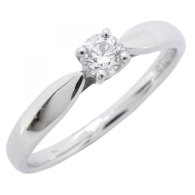 【6jdb0408-04】ティファニー リング ハーモニー 1PD Pt950 プラチナ ダイヤモンド 11.5号【中古】レディース