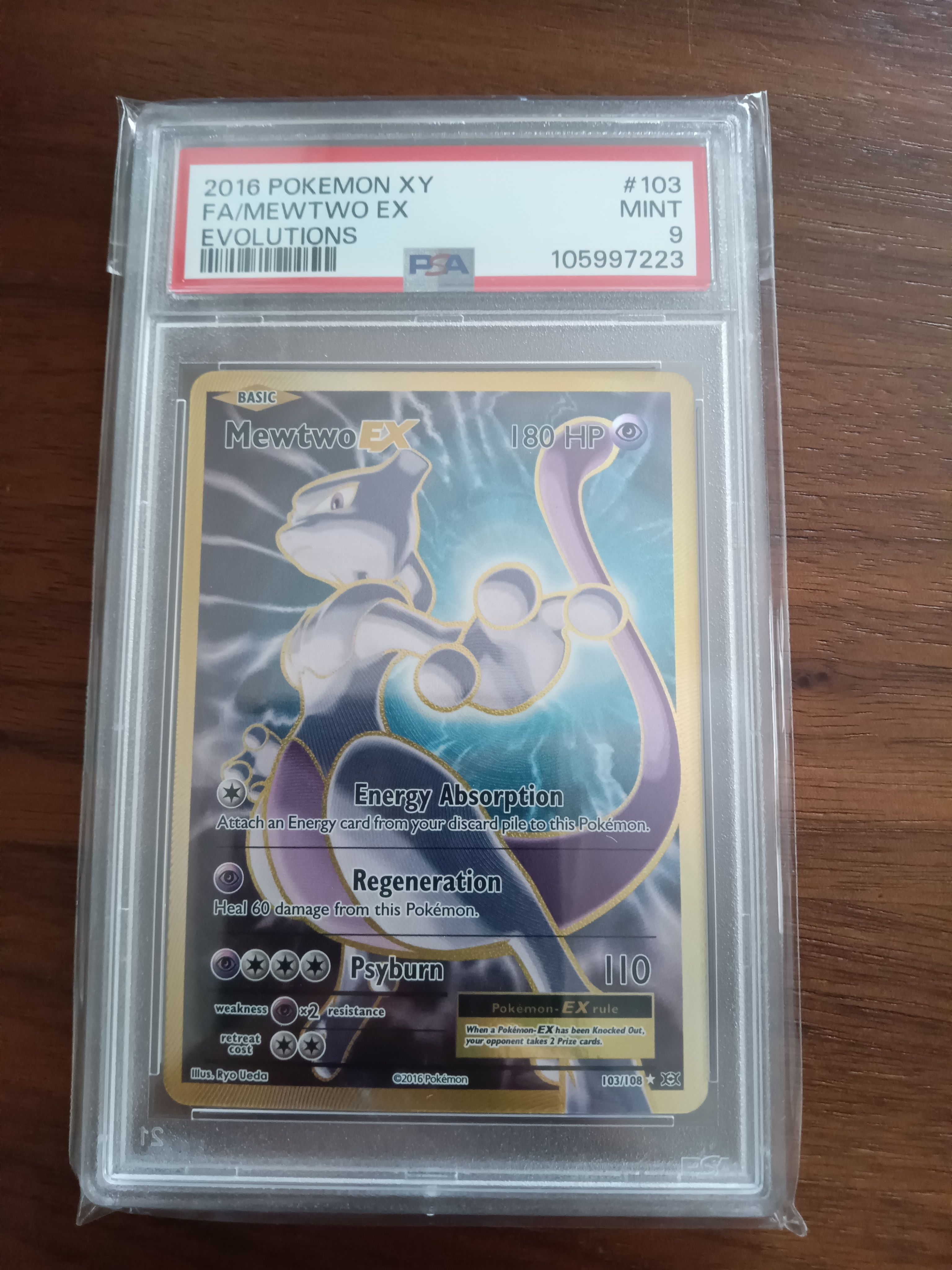 ミュウツーEX UR [103/108]【英語版】(XY「エボリューションズ」)