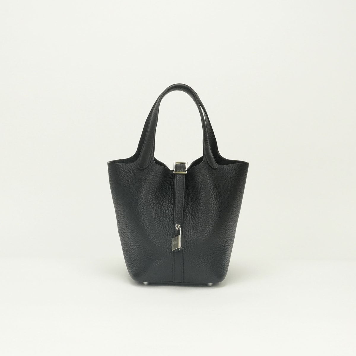 エルメス HERMES ピコタンロックPM 18 バッグ トートバッグ トリヨンクレマンス ノワール Noir ブラック Black 黒 シルバー金具 ハンドバッグ