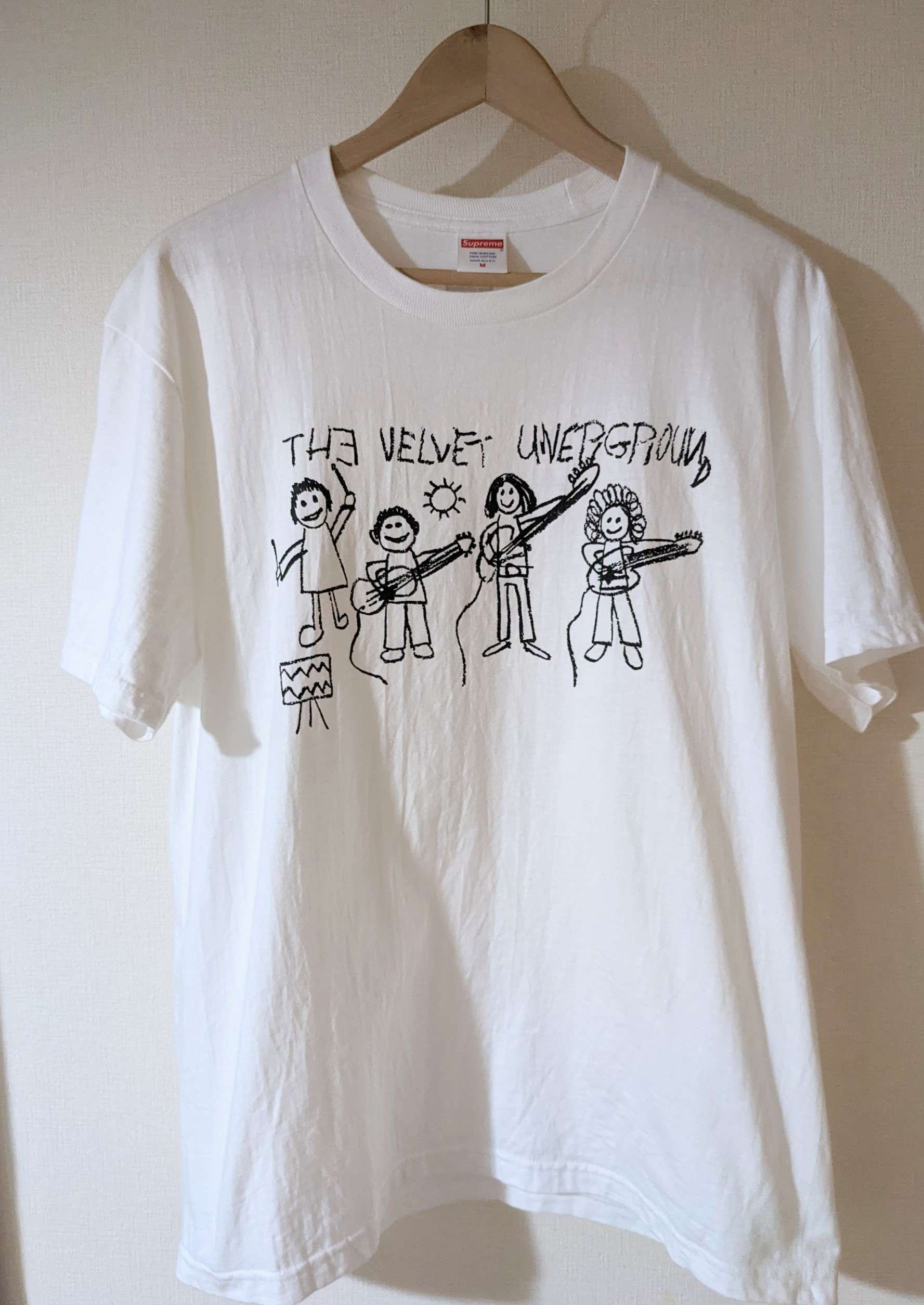 Supreme The Velvet Underground Drawing Tee "White"