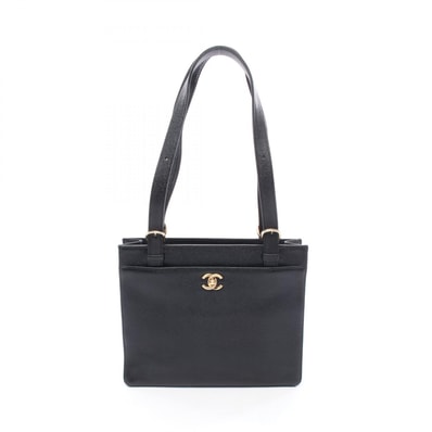 シャネル CHANEL トートバッグ バッグ キャビアスキン(グレインドカーフ) レディース ブラック系 【中古】