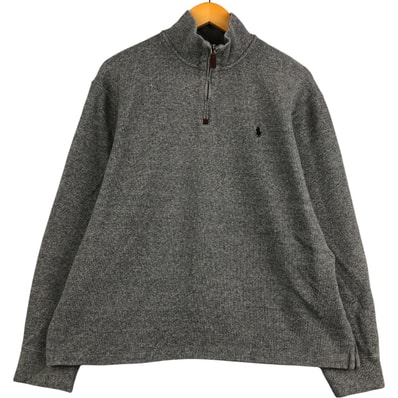 古着 ラルフローレン Ralph Lauren POLO by Ralph Lauren ハーフジップスウェットシャツ トレーナー メンズXL相当/eaa595368