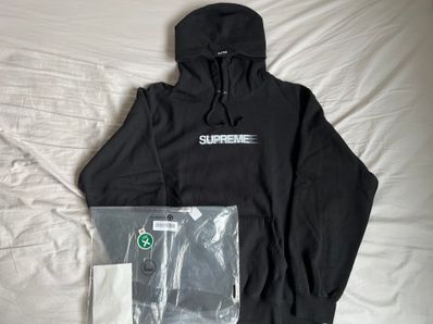 Supreme Motion Logo Hooded Sweatshirt "Black" (23SS)
