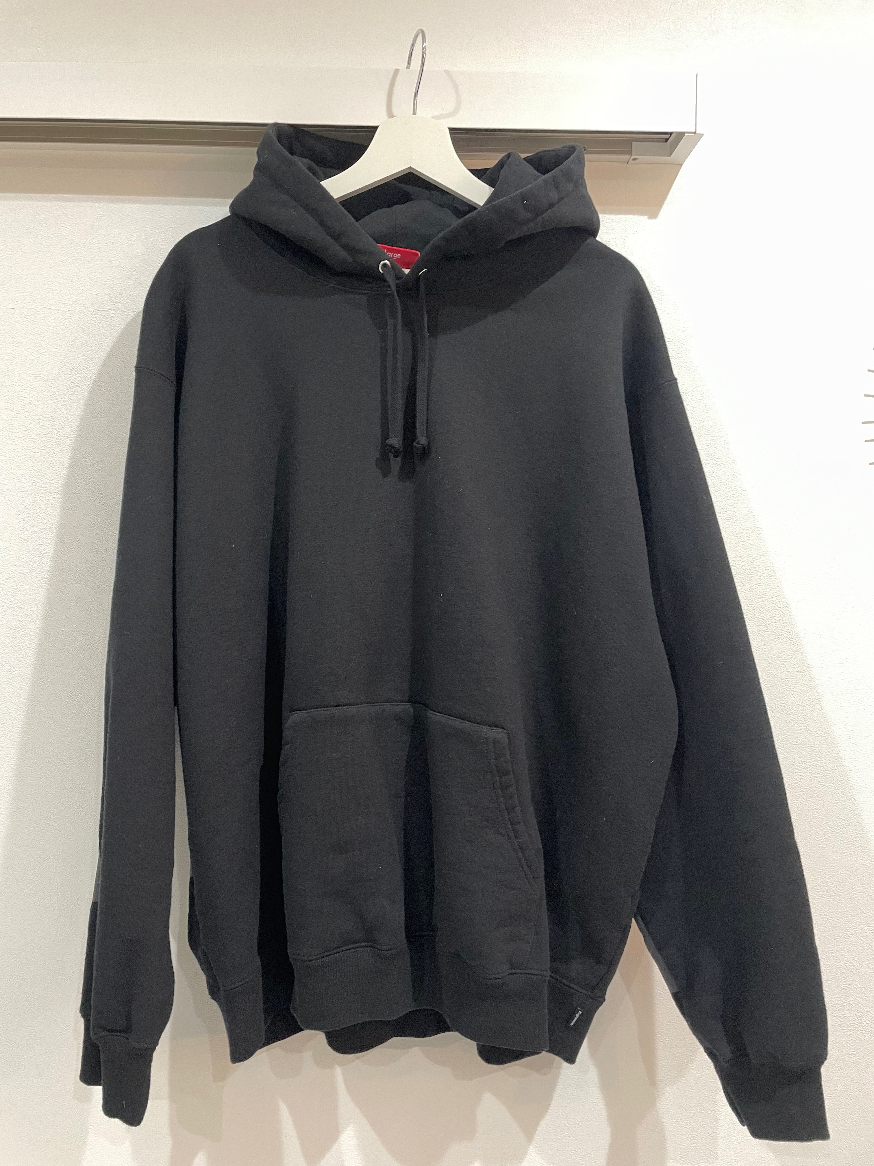 Supreme Big Logo Hooded Sweatshirt "Black"