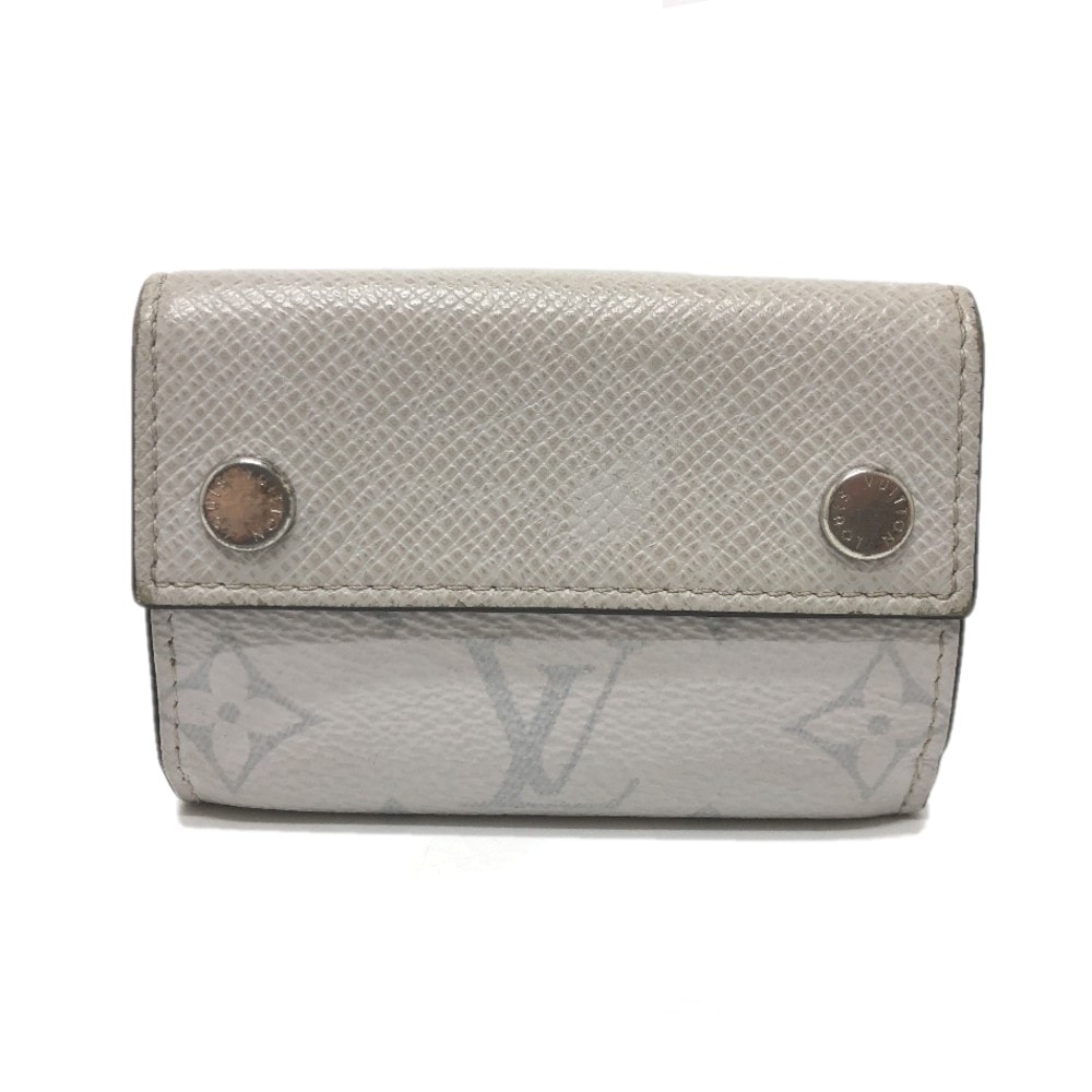 ルイヴィトン LOUIS VUITTON ディスカバリー・コンパクト ウォレット M67621 タイガラマモノグラム 3つ折り財布 モノグラムキャンバス ホワイト