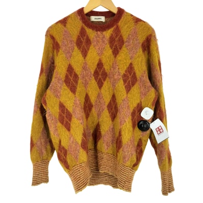 モヘア アーガイルニット【1142327026451】