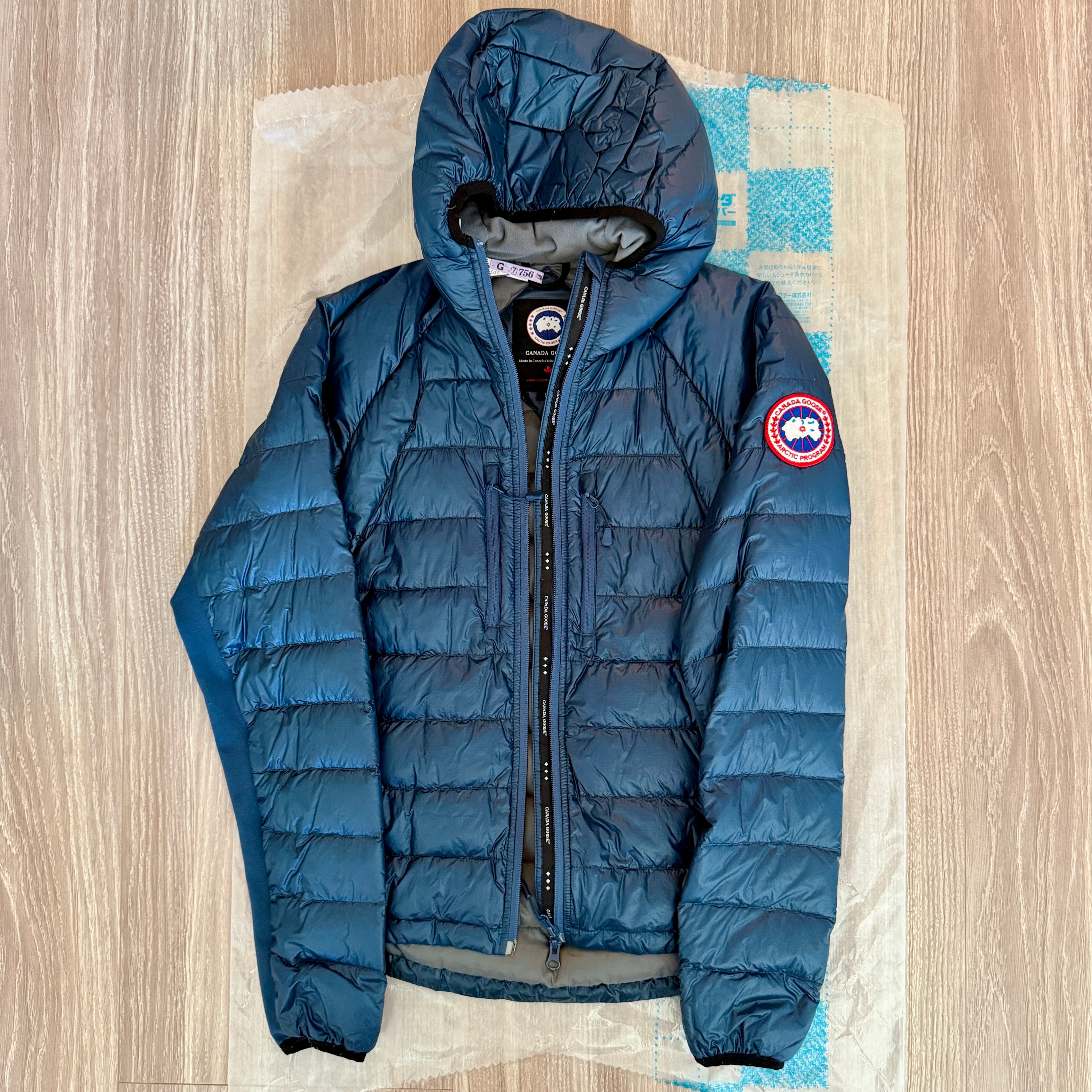 CANADA GOOSE カナダグース ダウンジャケット S ネイビー ライト