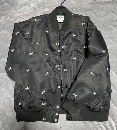 Wtaps TEAM / JACKET / NYLON. TWILL. TEXTILE "Black"