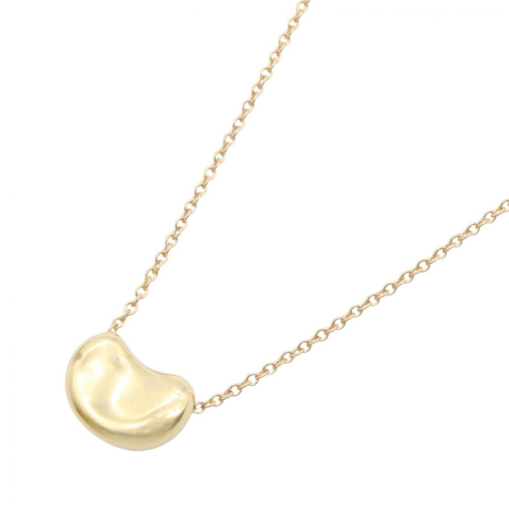ティファニー TIFFANY&CO ビーンネックレス ネックレス ジュエリー K18PG(ピンクゴールド) レディース ゴールド系 【中古】