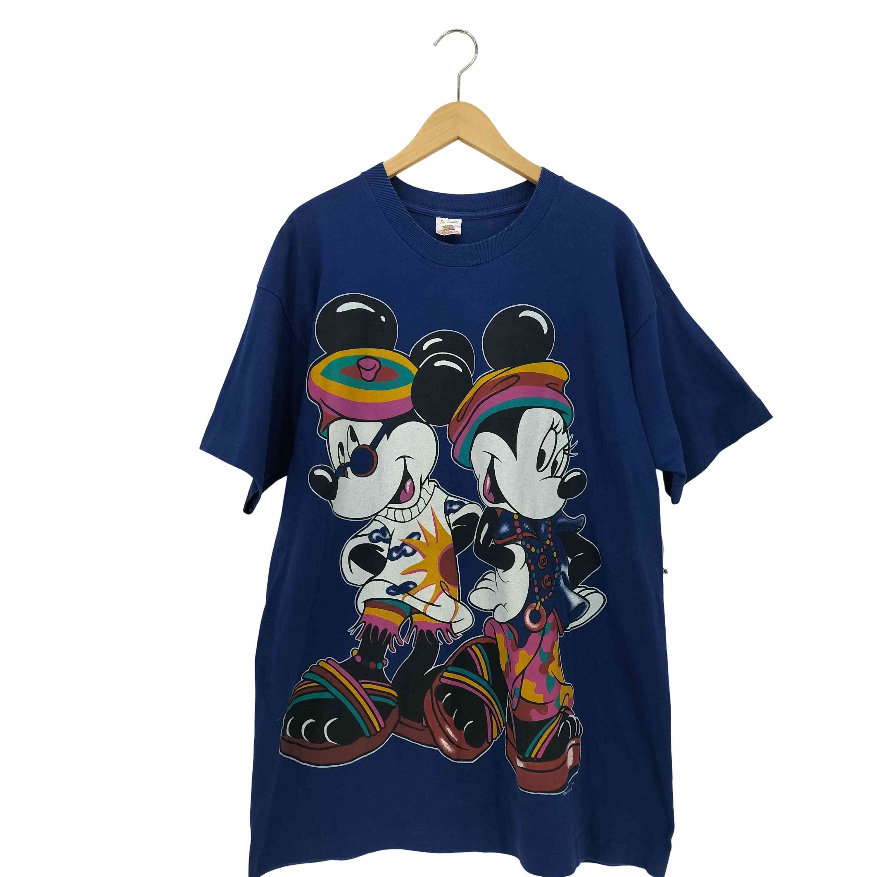 90s USA製 シングルステッチ キャラクタープリント クルーネックTシャツ【1142528167595】