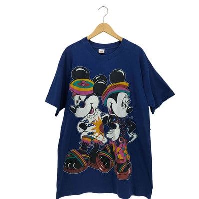 90s USA製 シングルステッチ キャラクタープリント クルーネックTシャツ【1142528167595】