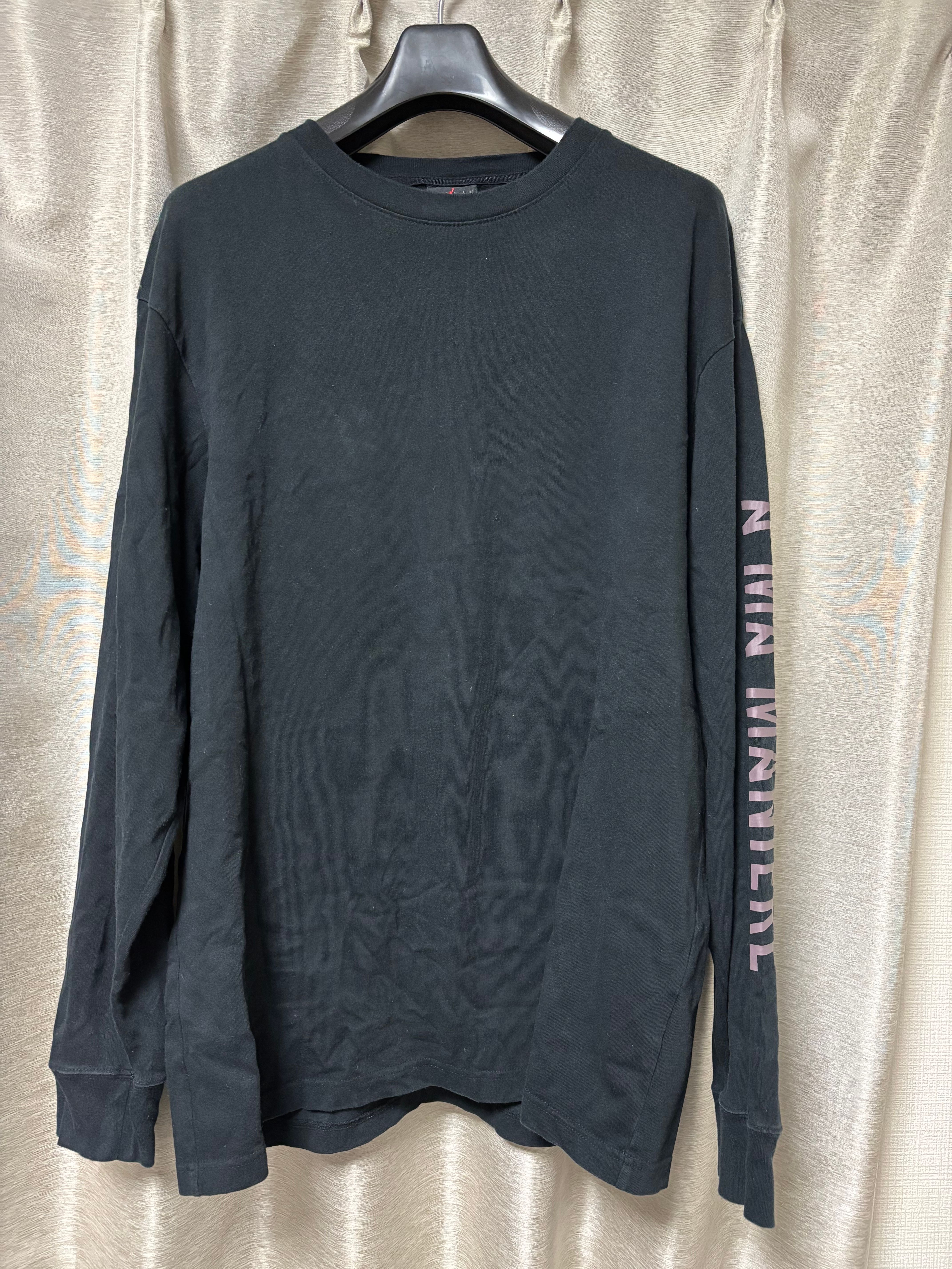 A Ma Maniere x Jordan 365 Essentials Long Sleeve Tee "Black"
