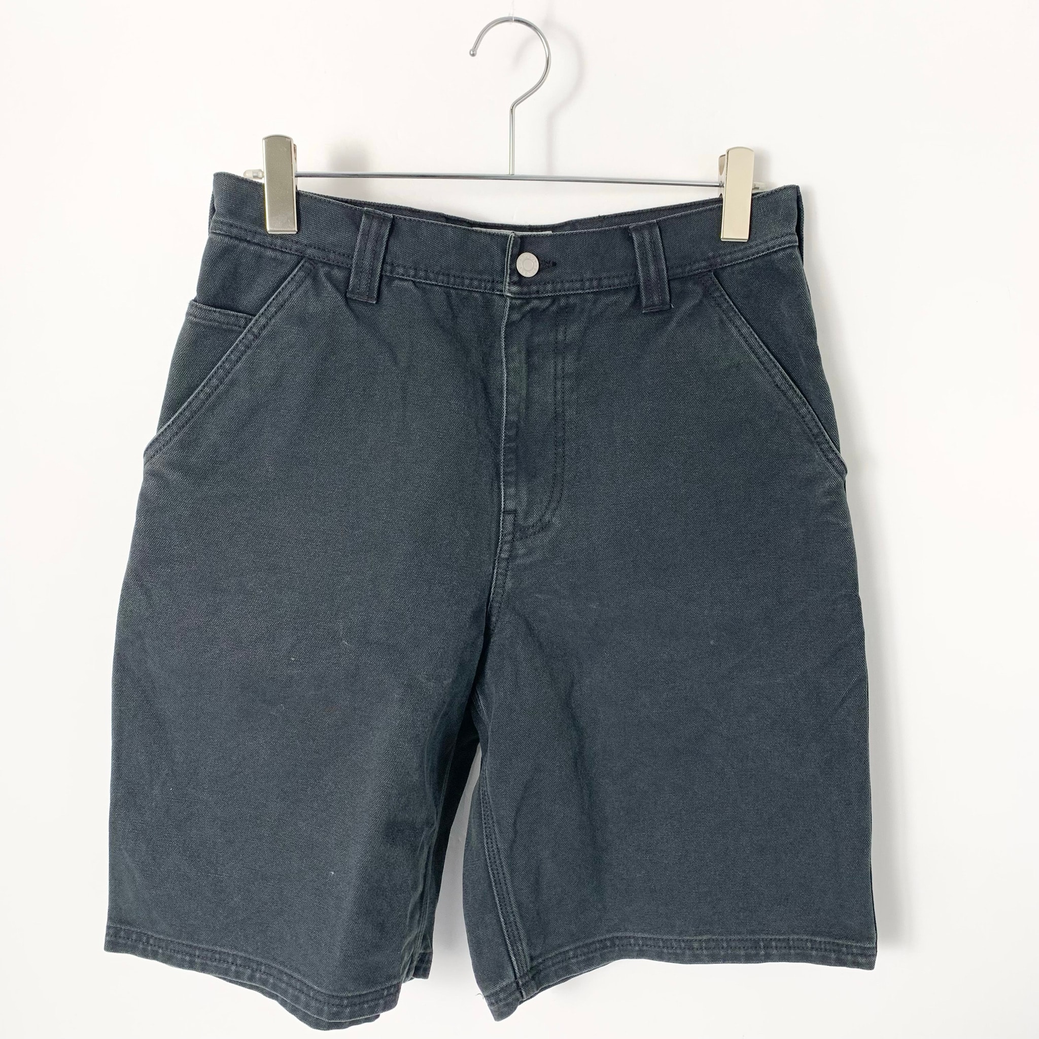 Stussy Work Short Washed Canvas "Black"