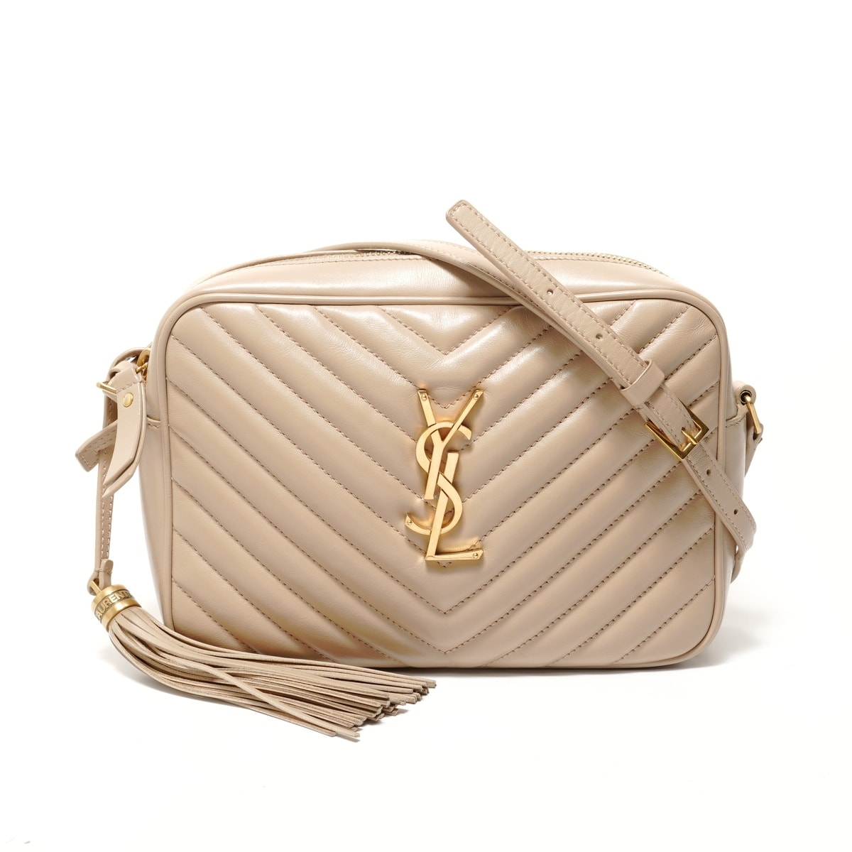 イヴ・サンローラン YSL YSL ルー タッセル カメラバッグ ショルダーバッグ【中古】