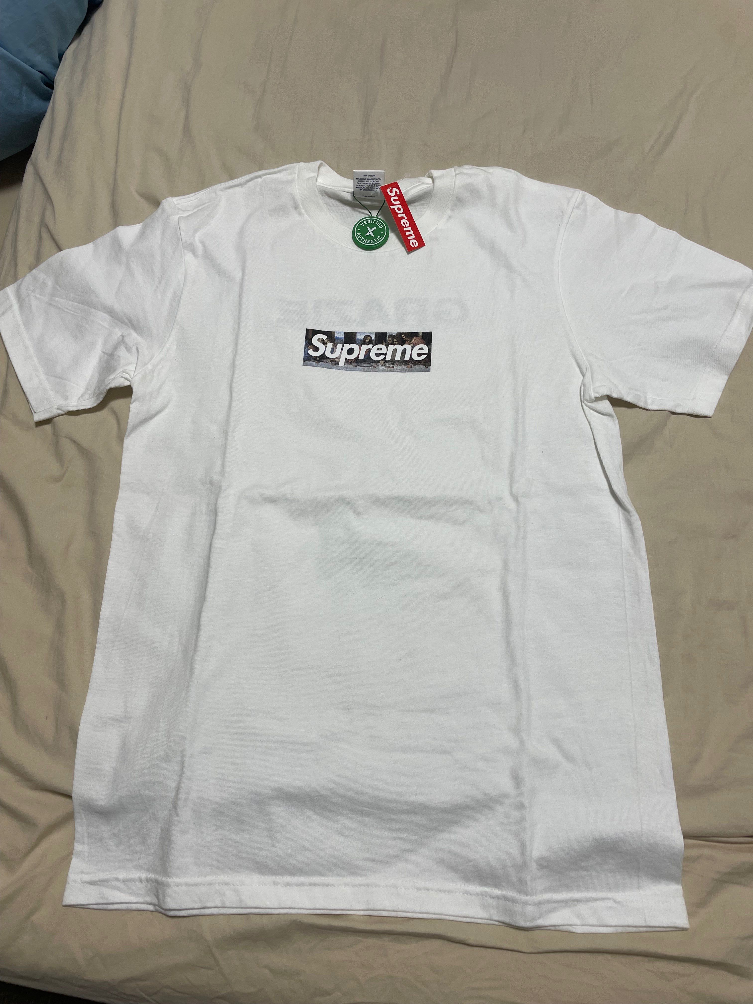 Supreme Milan Box Logo Tee Milan Only "White"