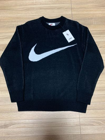 Supreme / Nike Swoosh Sweater "Black"