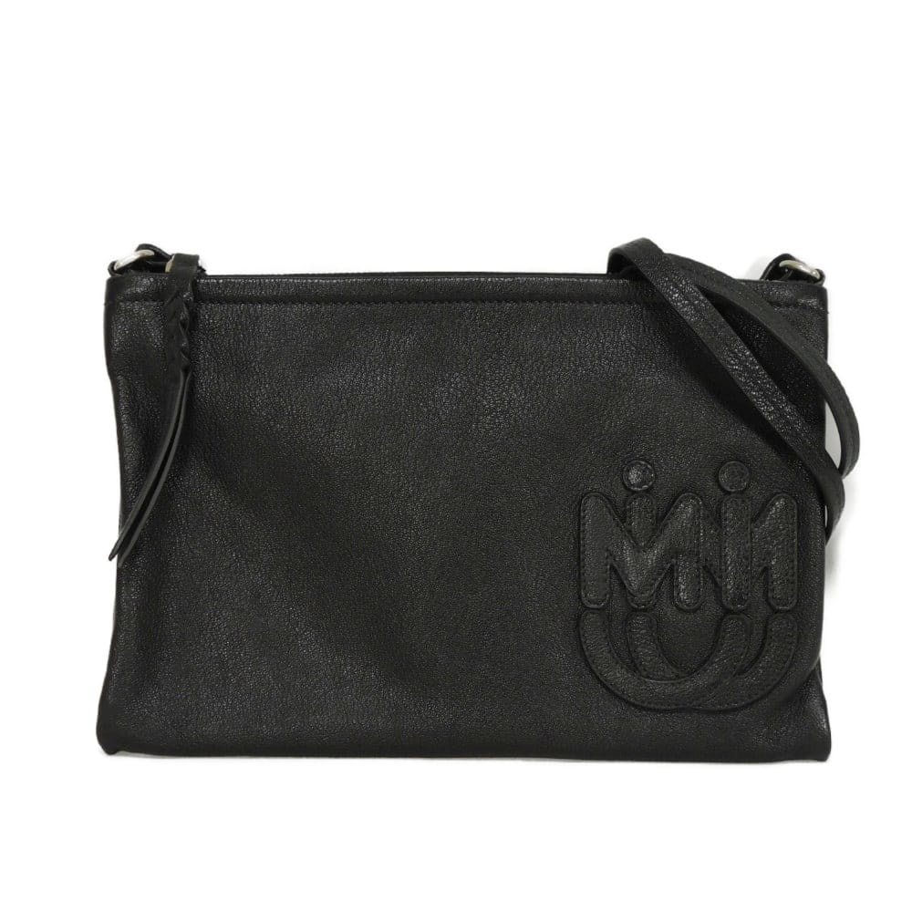 MIUMIU ミュウミュウ マドラス ポシェット クロスボディ ゴート 2WAY クラッチバッグ ロゴ ショルダーバッグ 5BH200