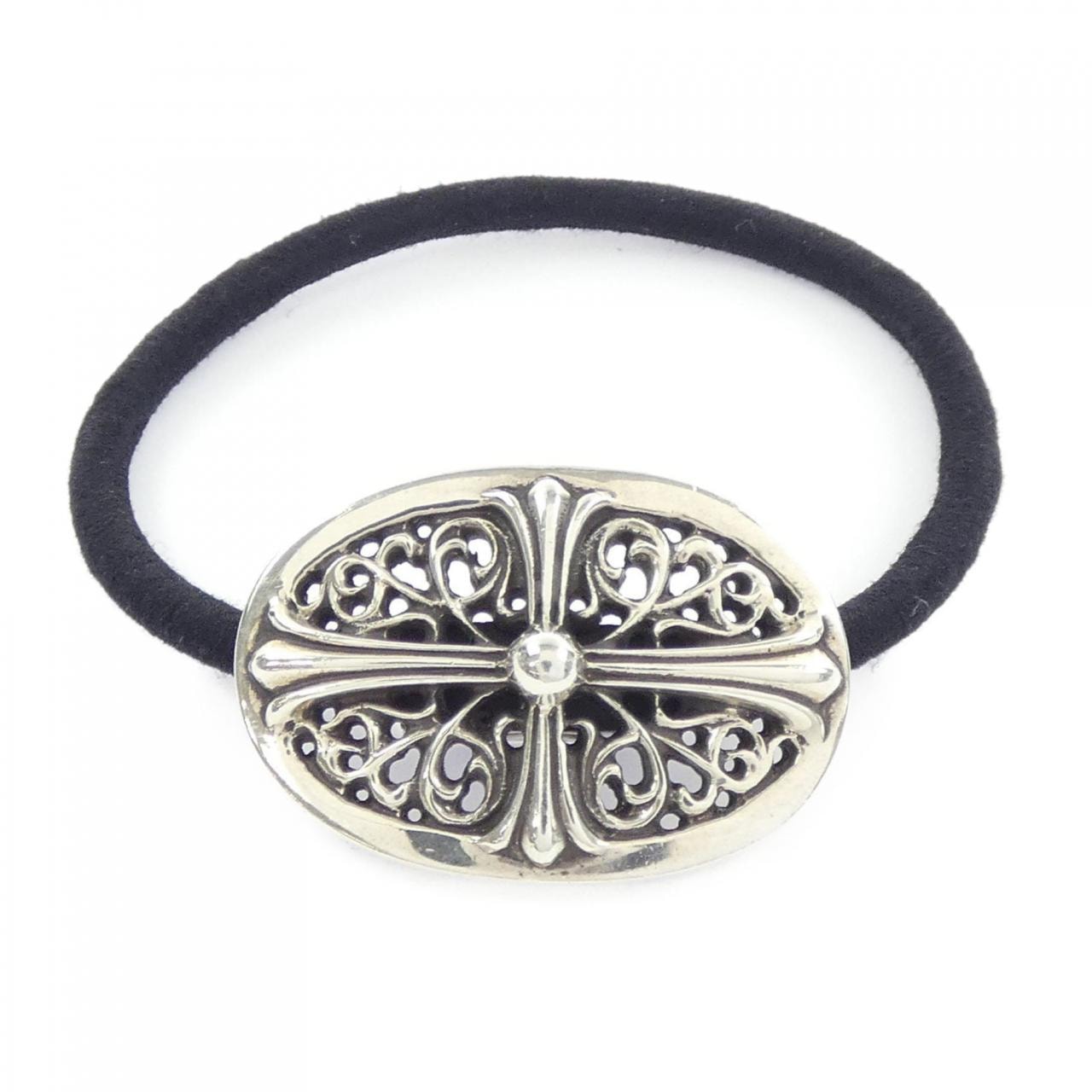 Chrome Hearts Hairband #2 Oval Cross "Silver"