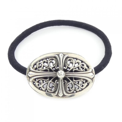 Chrome Hearts Hairband #2 Oval Cross "Silver"