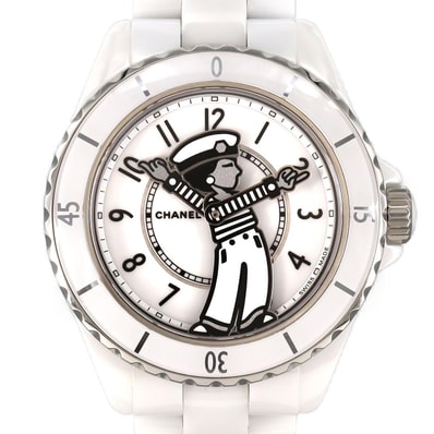 シャネル マドモアゼルJ12ラパウザ 38mmセラミック LIMITED H7481 セラミック 自動巻