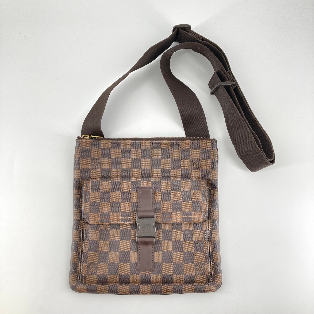 LOUIS VUITTON(ルイ・ヴィトン) ダミエ ポシェットメルヴェール N51127 ショルダーバッグ ブラウン