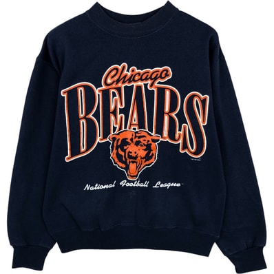 古着 90年代 ヘインズ Hanes NFL CHICAGO BEARS シカゴベアーズ プリントスウェットシャツ トレーナー メンズM相当 ヴィンテージ/eaa614893