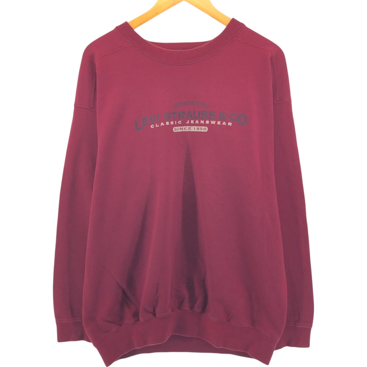 古着 90年代 リーバイス Levi's ロゴスウェットシャツ トレーナー USA製 メンズL相当 ヴィンテージ/eaa550710